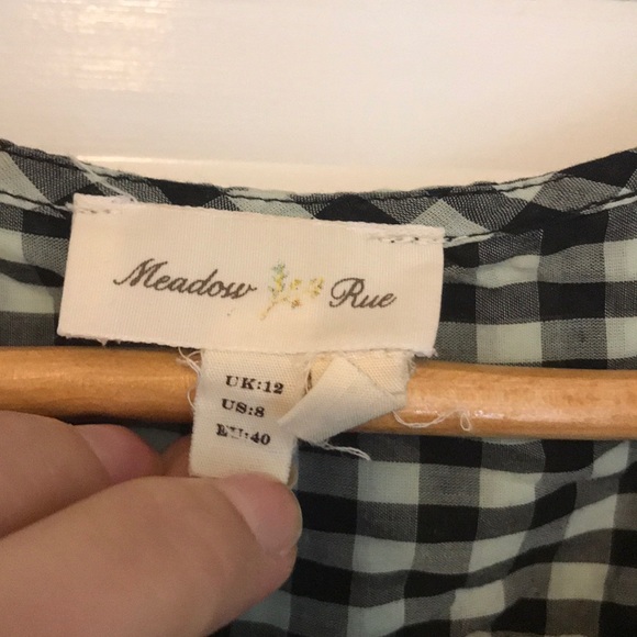 {anthropologie} Gingham blouse - Picture 3 of 5